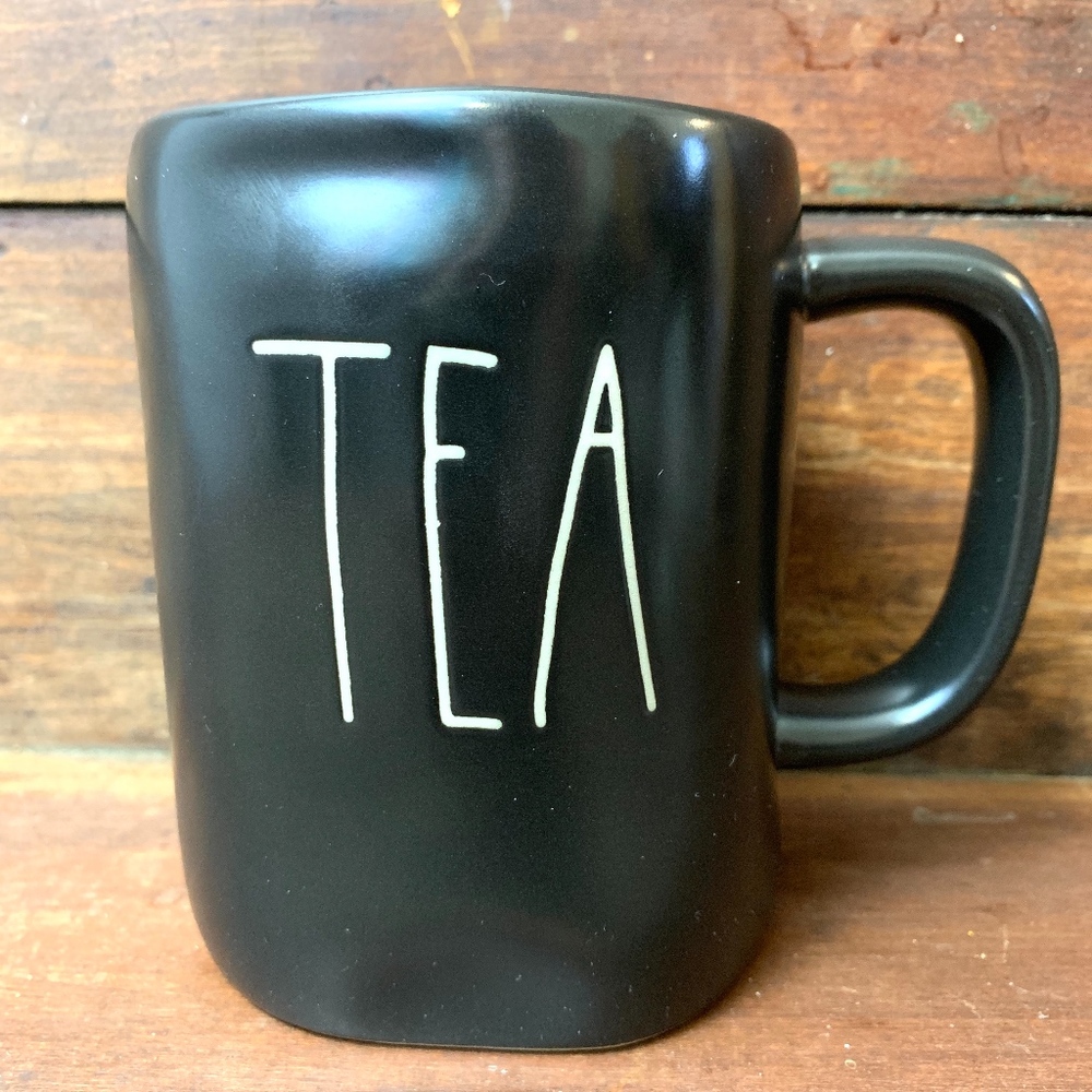 Rae Dunn Rare Black Tea / Coffee Mug NWT